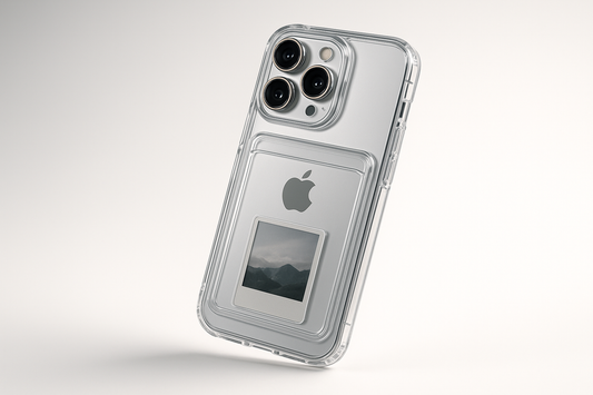 Coque iPhone Transparente Porte-Carte | Protection Silicone