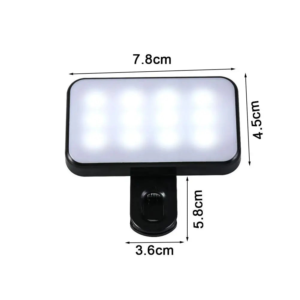 Lumière LED Portable pour Smartphone | Éclairage Visio & Selfie