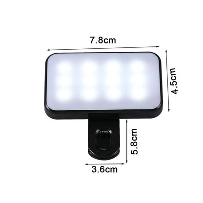 Lumière LED Portable pour Smartphone | Éclairage Visio & Selfie