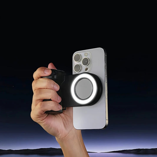 Grip MagSafe LED Bluetooth | Stabilisateur Photo/Vidéo iPhone