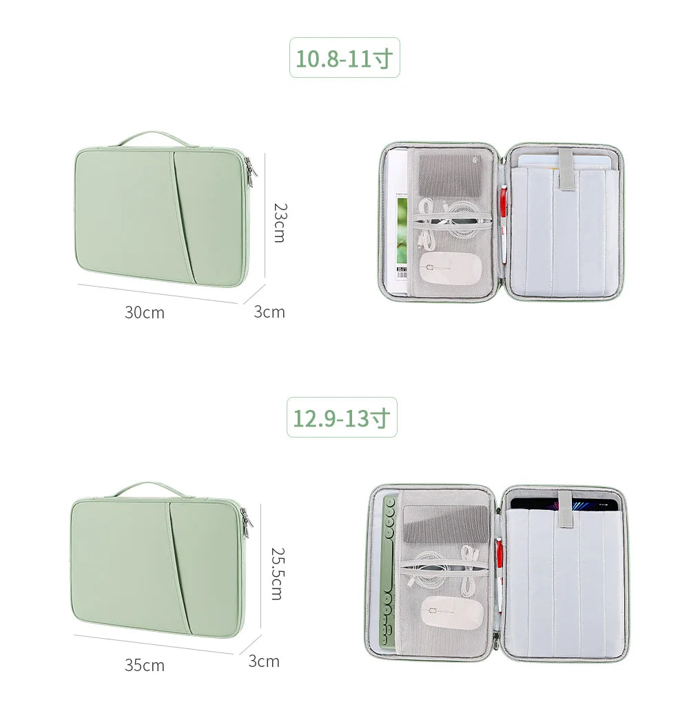 Housse Tablette 10-13'' | Protection Nylon Multi-Compartiments