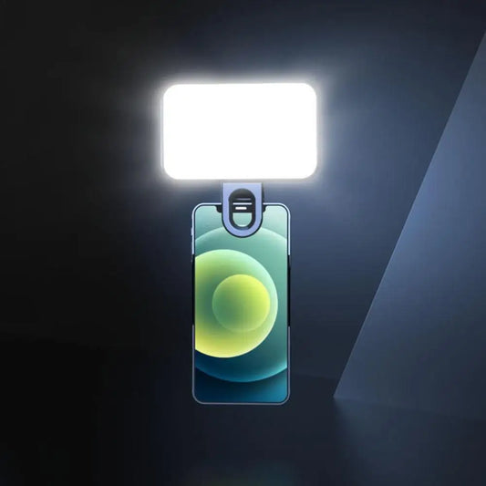 Lumière LED Portable pour Smartphone | Éclairage Visio & Selfie